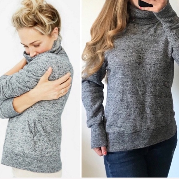 J. Crew Sweaters - J. CREW Heathered Gray Cozy Warm Pullover Sweater